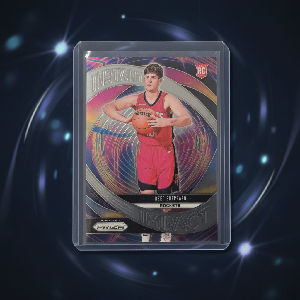 Reed Sheppard Instant Impact Holo Rookie Card