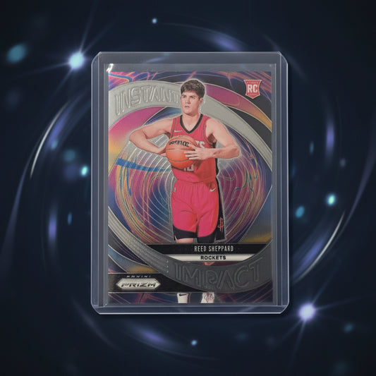 Reed Sheppard Instant Impact Holo Rookie Card