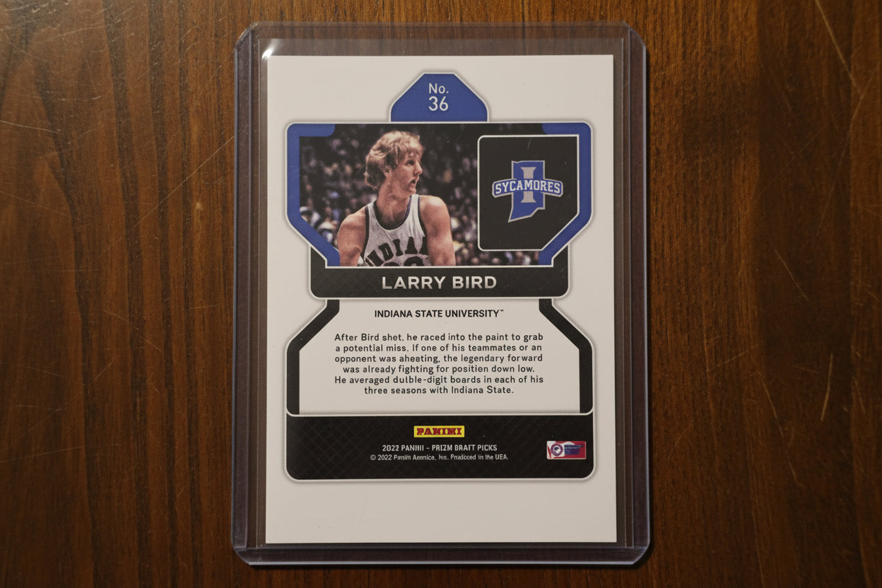 Larry Bird Panini Prizm Indiana State