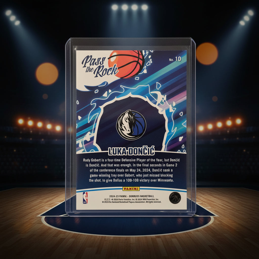 Luka Doncic Donruss Pass The Rock No. 10