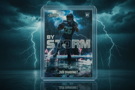 Zach Charbonnet By Storm Rookie Card No. BST-19