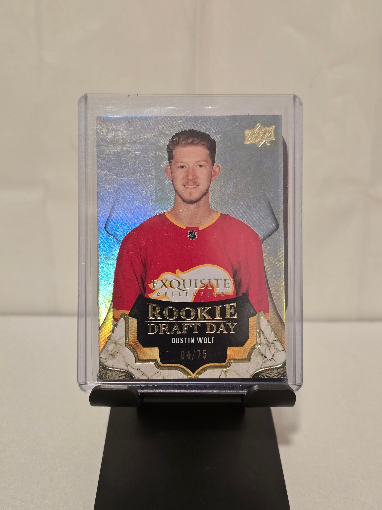 Dustin Wolf Rookie Draft Day Numbered 04/75