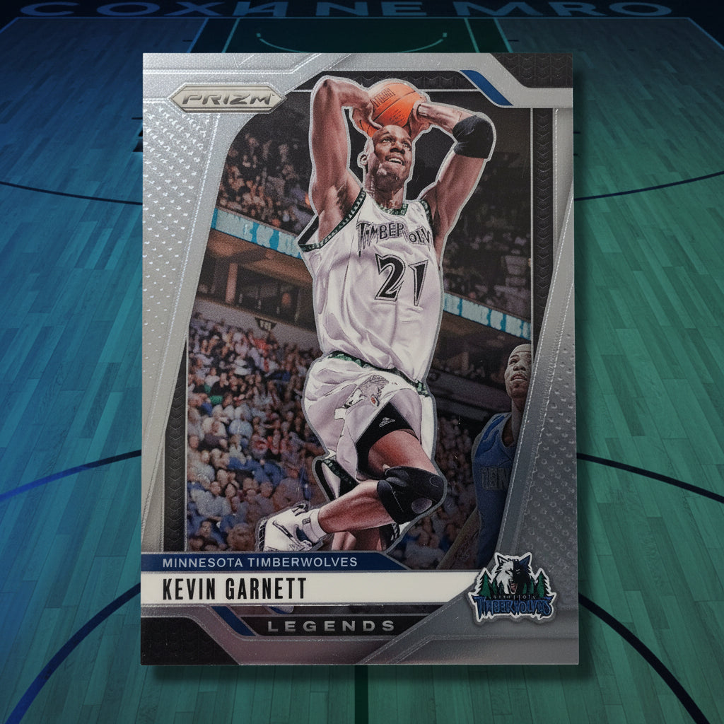 Kevin Garnett Legends Panini Prizm Chrome No. 283
