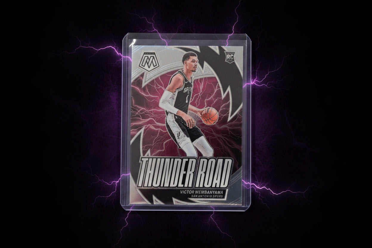 Victor Wembanyama Thunder Road Rookie Card Mosaic No. 8