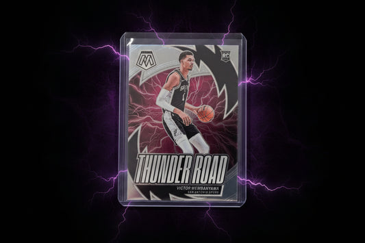Victor Wembanyama Thunder Road Rookie Card Mosaic No. 8