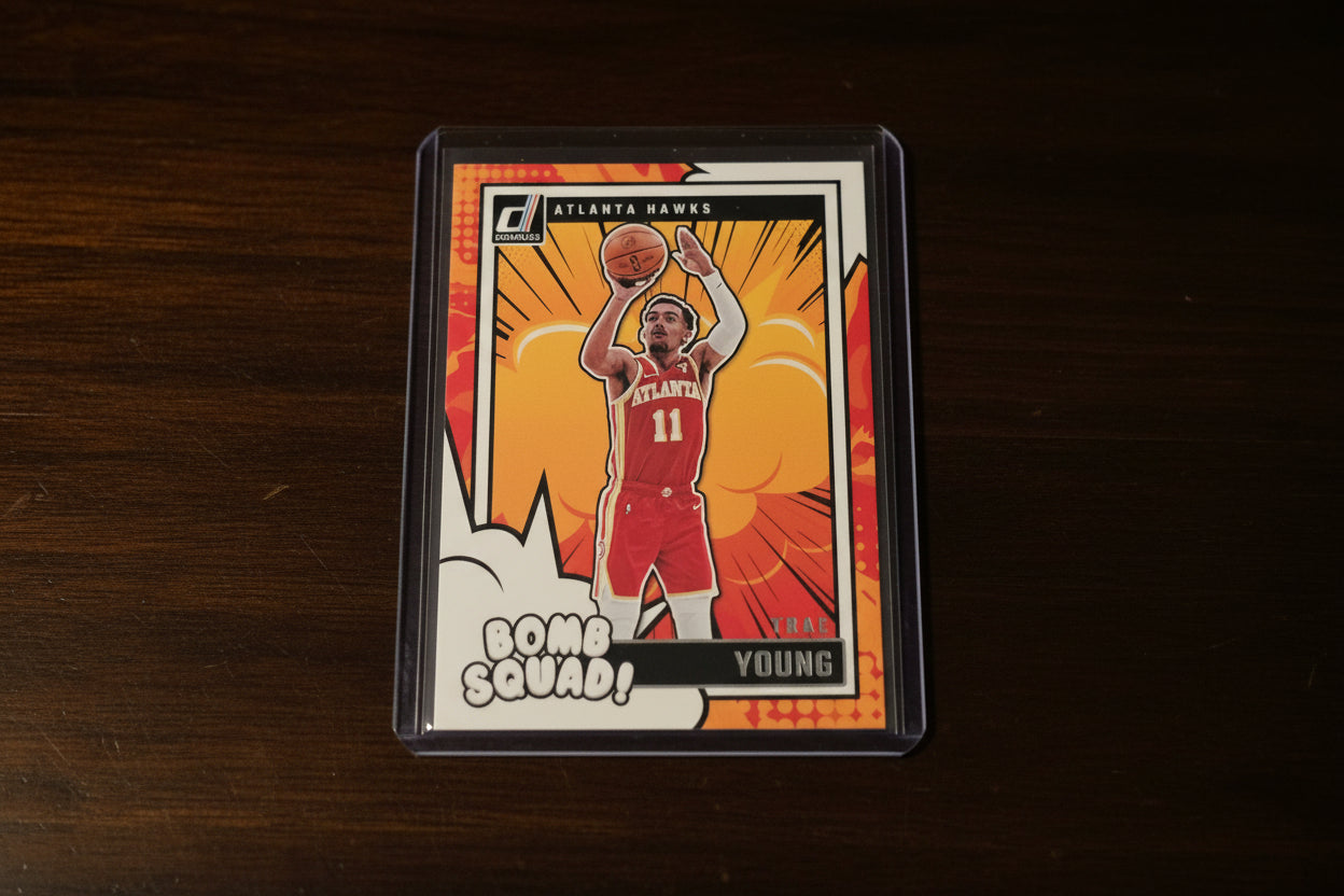 Trae Young Bomb Squad Donruss No. 10
