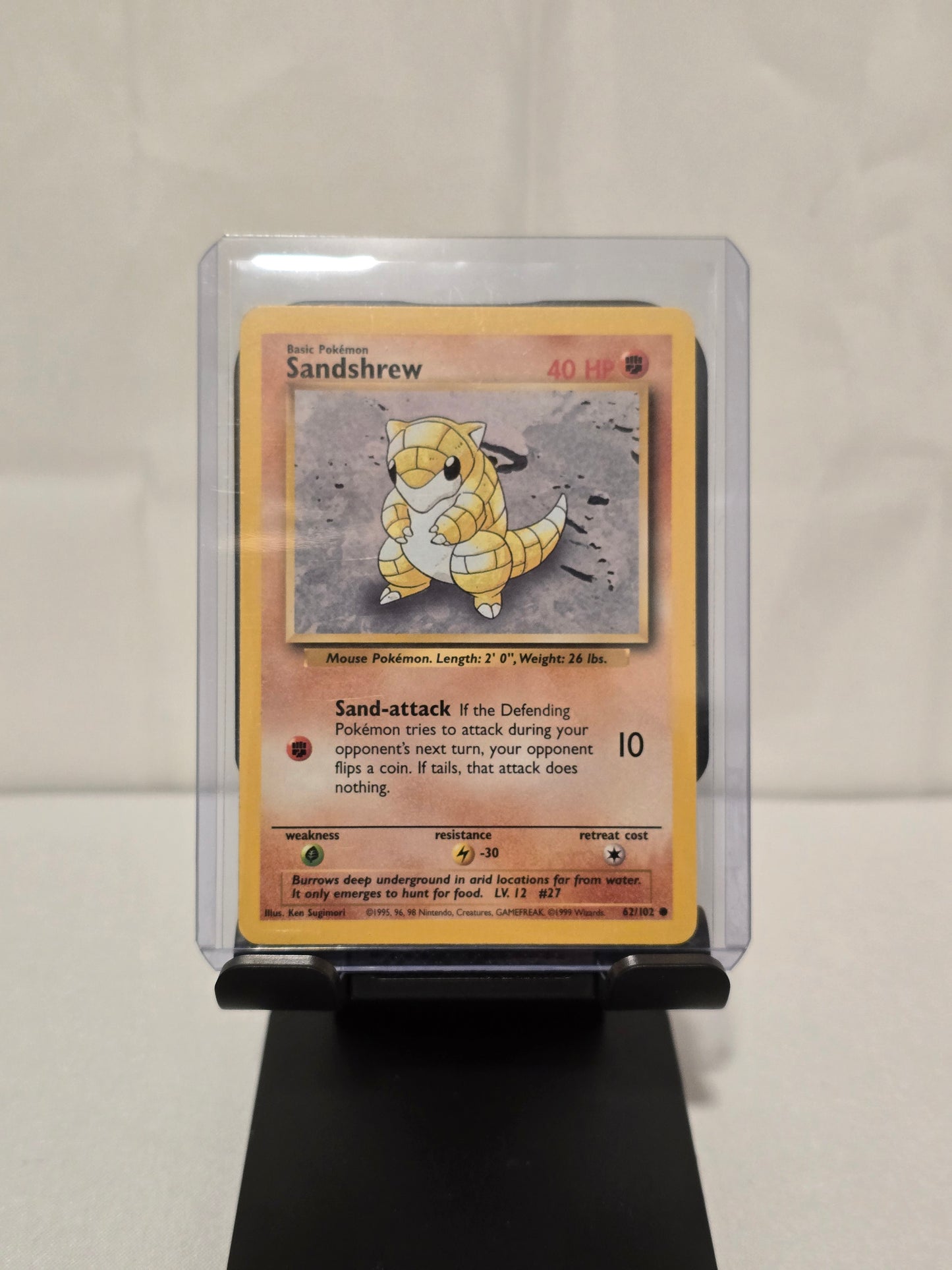 Sandshrew Base set 1999