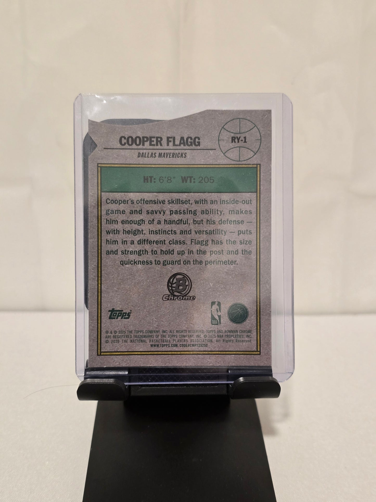 Cooper Flagg Rookie Of The Year Favorites Bowman Chrome