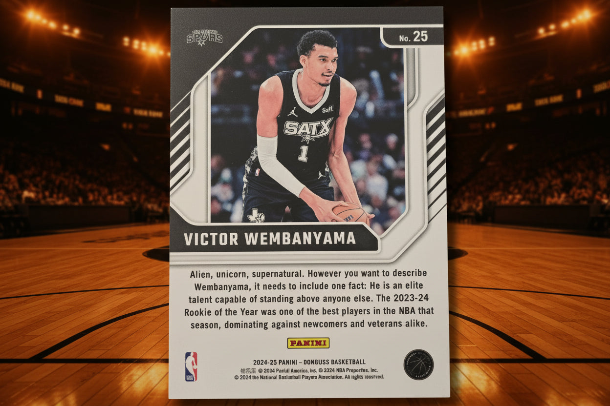 Franchise Features Victor Wembanyama Donruss No. 25
