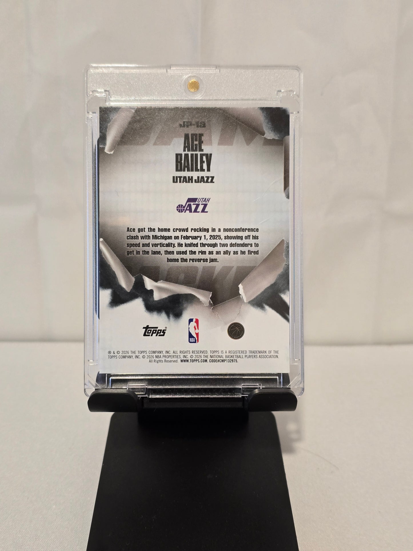 Ace Bailey Rookie Card Jam Packed Nba Hoops