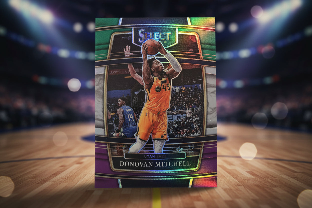 Donovan Mitchell 21-22 Panini Prizm Select Refractor No.83