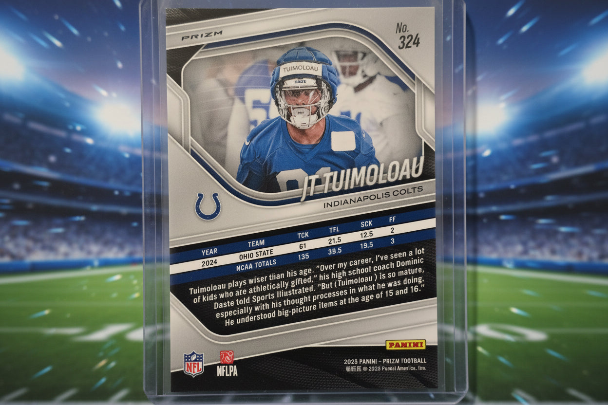 Jt Tuimoloau Panini Prizm Rookie Card No. 324