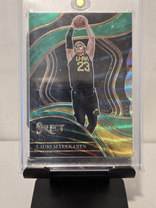 Lauri Markkanen Green Wave Prizm Select Numbered 19/50