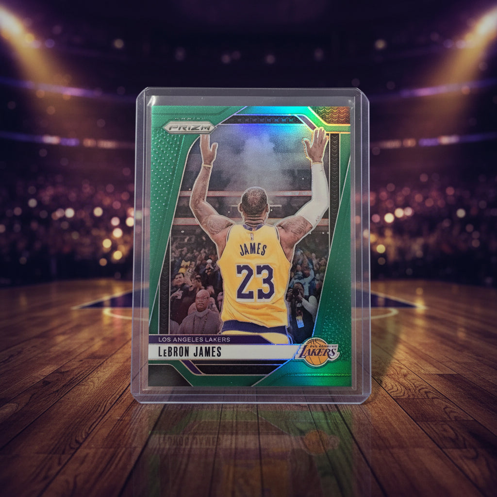 Lebron James Green Holo no. 130