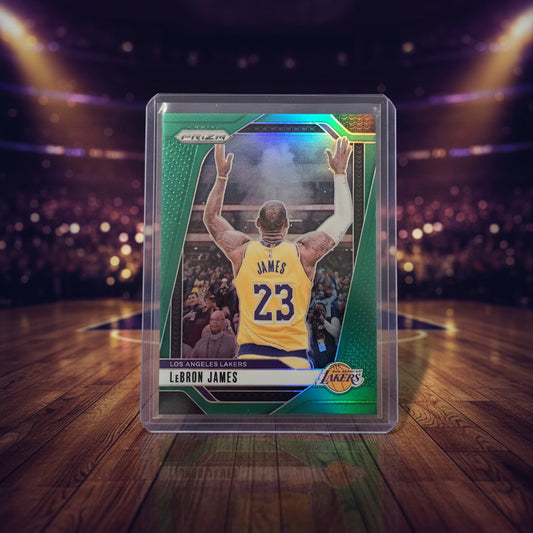 Lebron James Green Holo no. 130