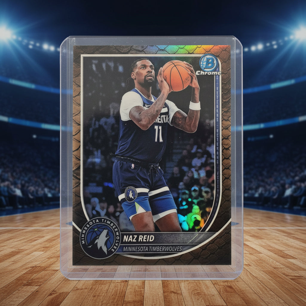 Naz Reid Bowman Chrome Holo 2025 Topps