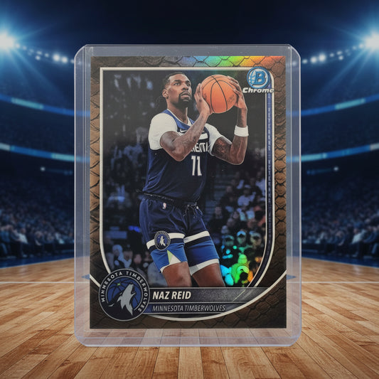 Naz Reid Bowman Chrome Holo 2025 Topps