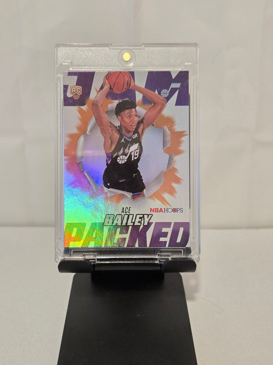 Ace Bailey Rookie Card Jam Packed Nba Hoops