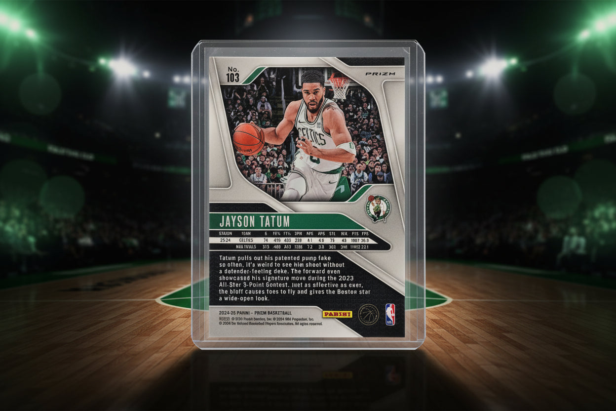 Jayson Tatum Green Panini Prizm No. 103