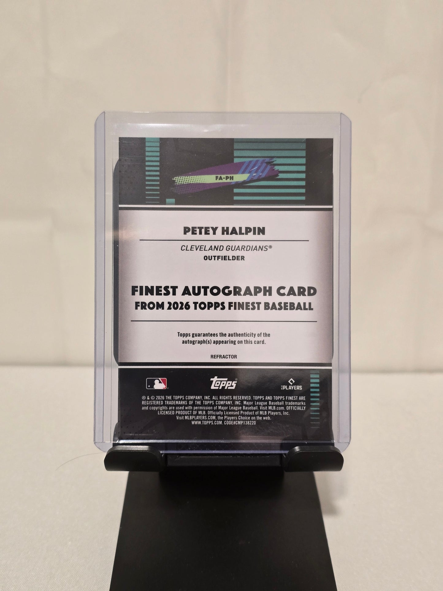 Petey Halpin Rookie Auto