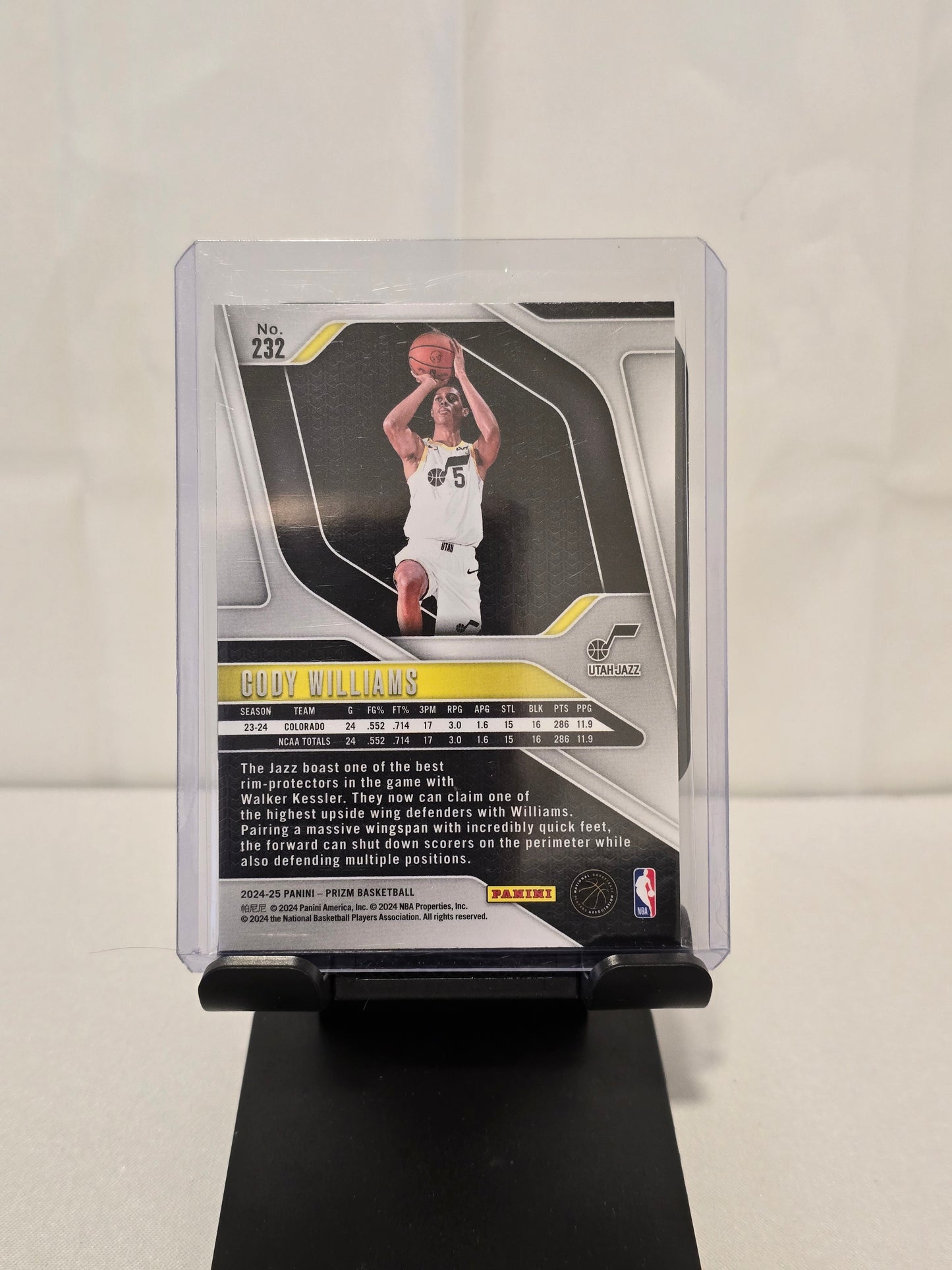 Cody Williams Rookie Prizm Chrome