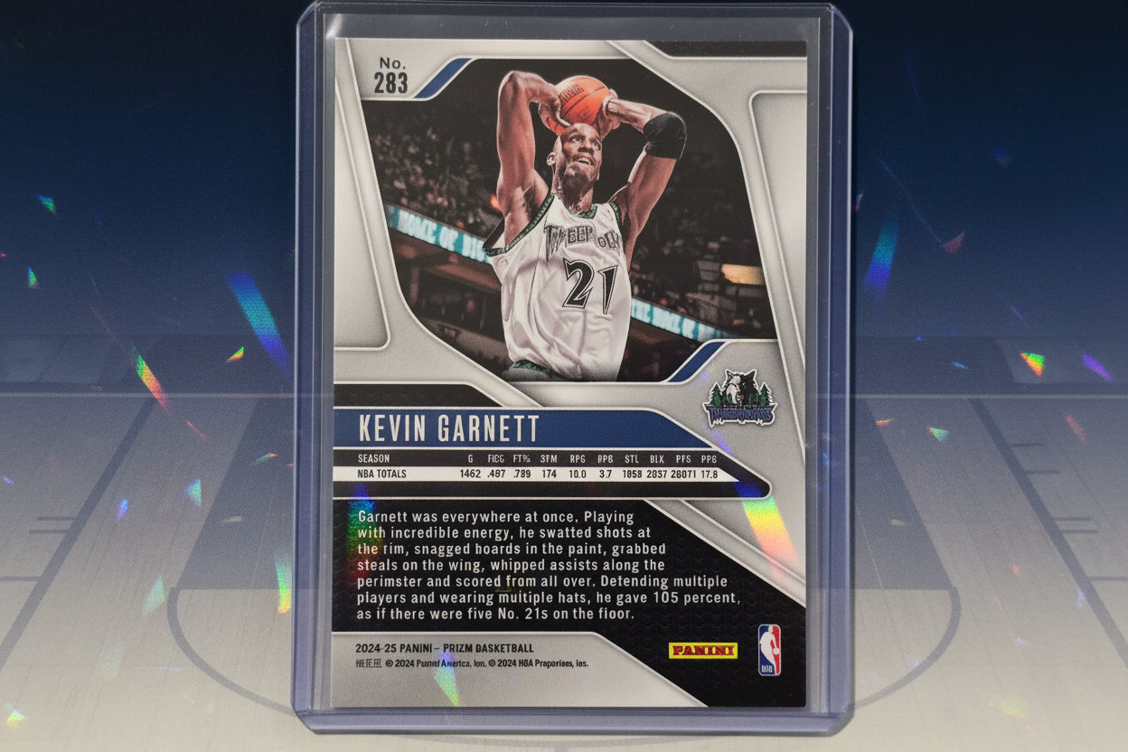 Kevin Garnett Legends Panini Prizm Chrome No. 283
