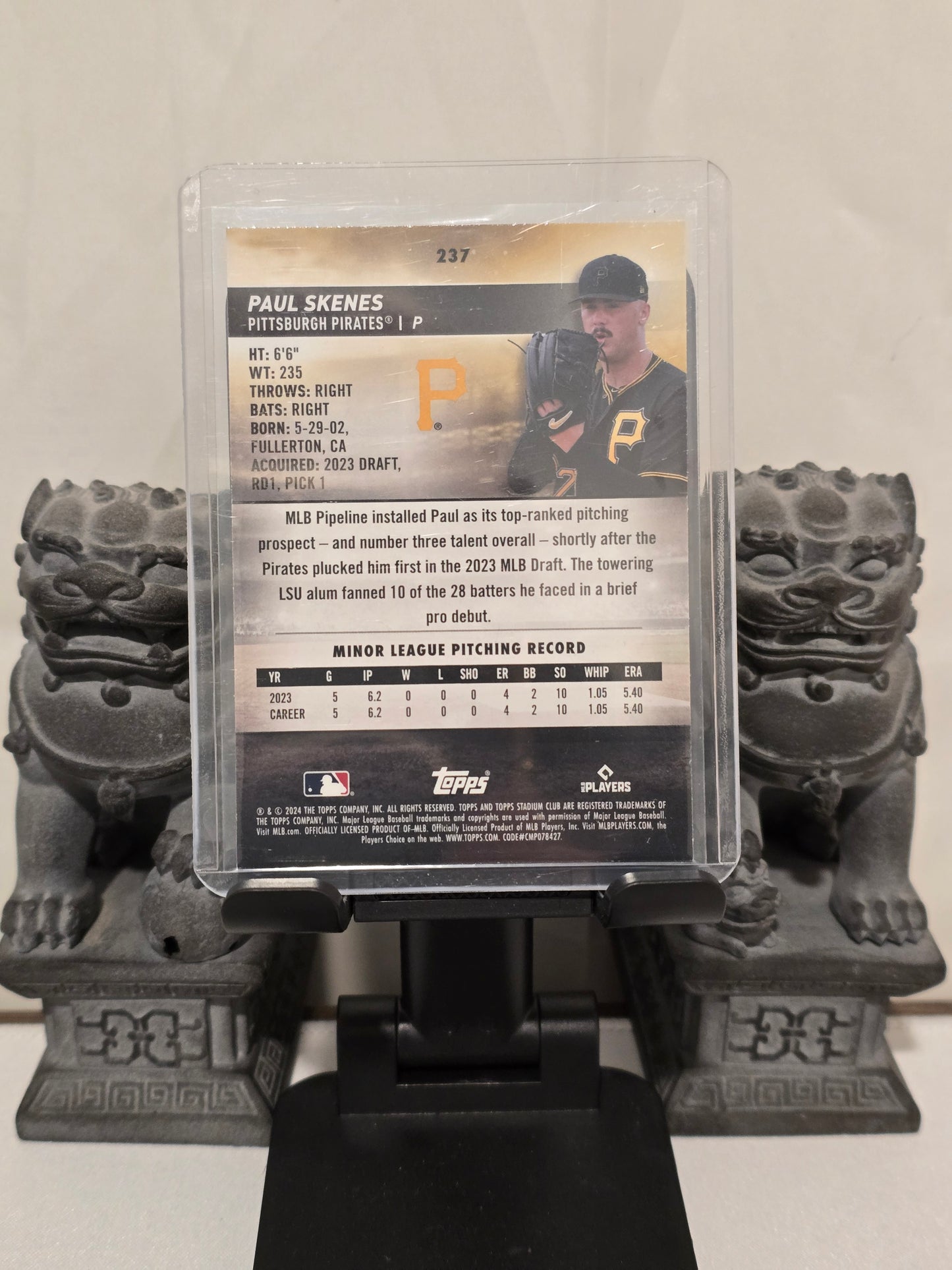 Paul Skenes Rookie Card