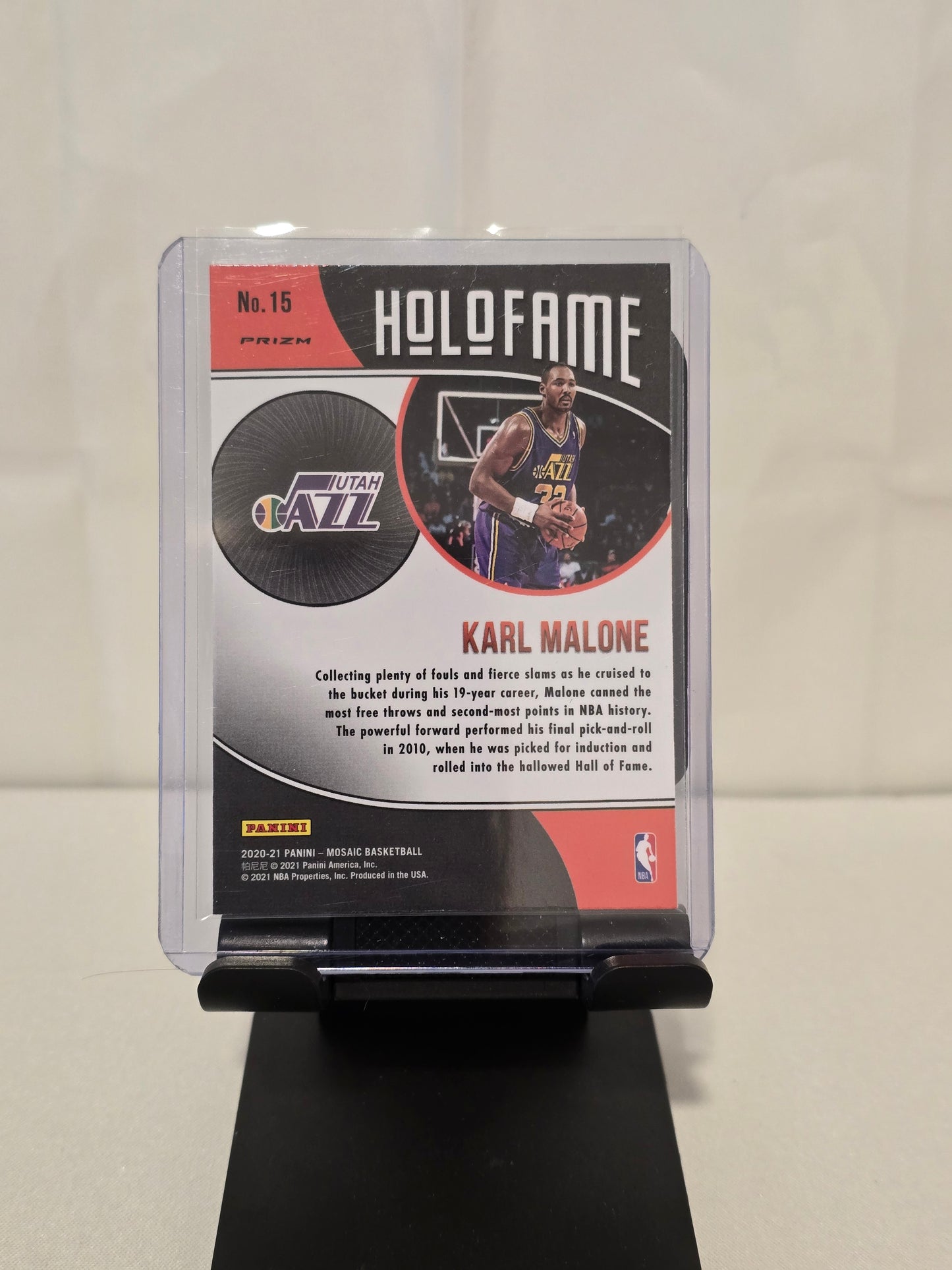 Karl Malone Holo Fame Mosiac