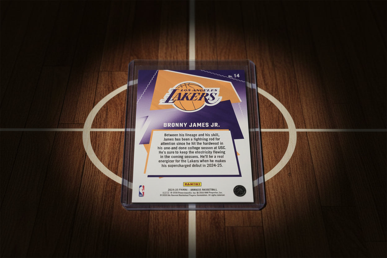 Donruss Great X-pectations Bronny James Jr. Rookie Card