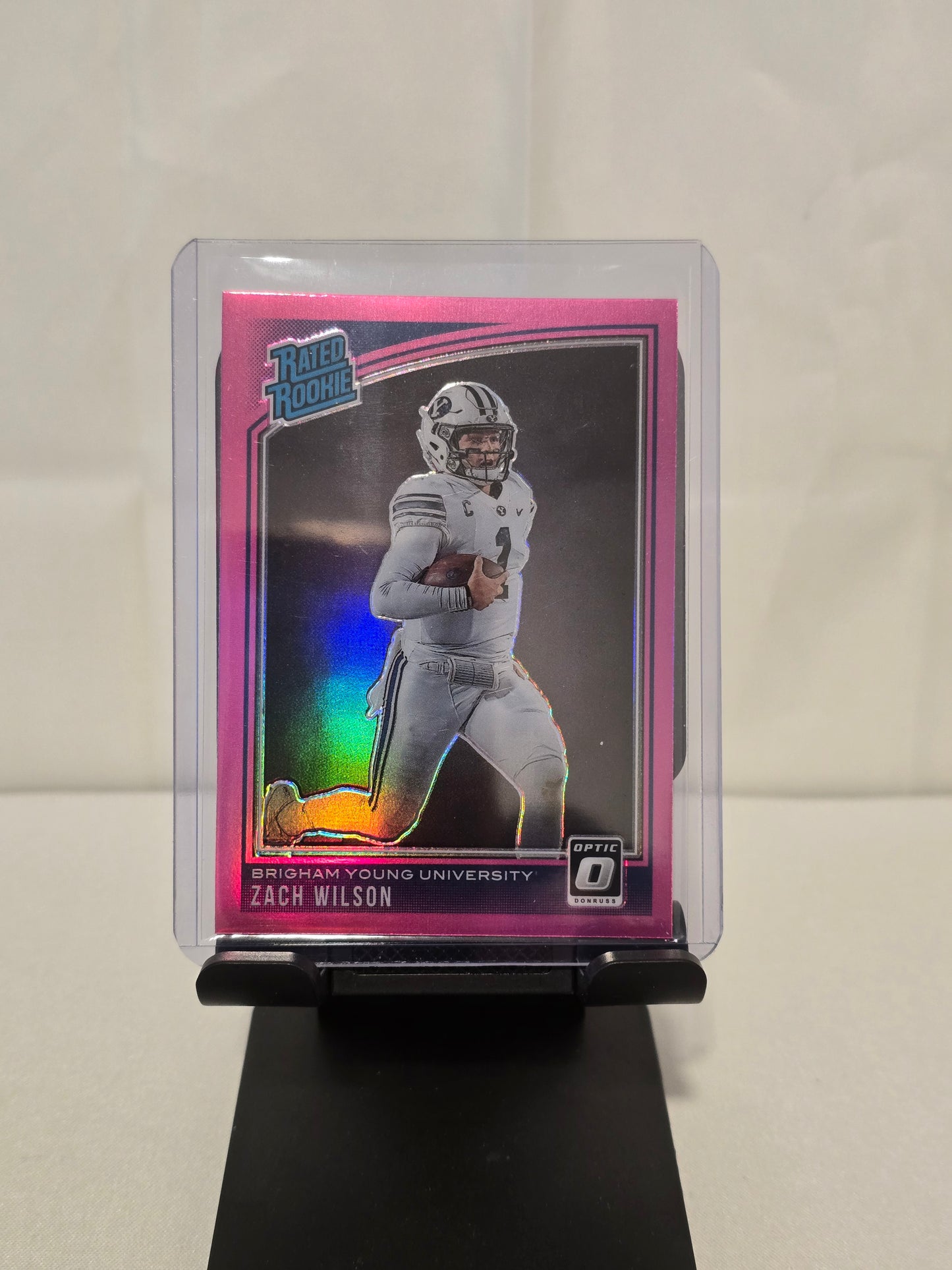 Zach Wilson Rookie Card Pink Chrome Refractor