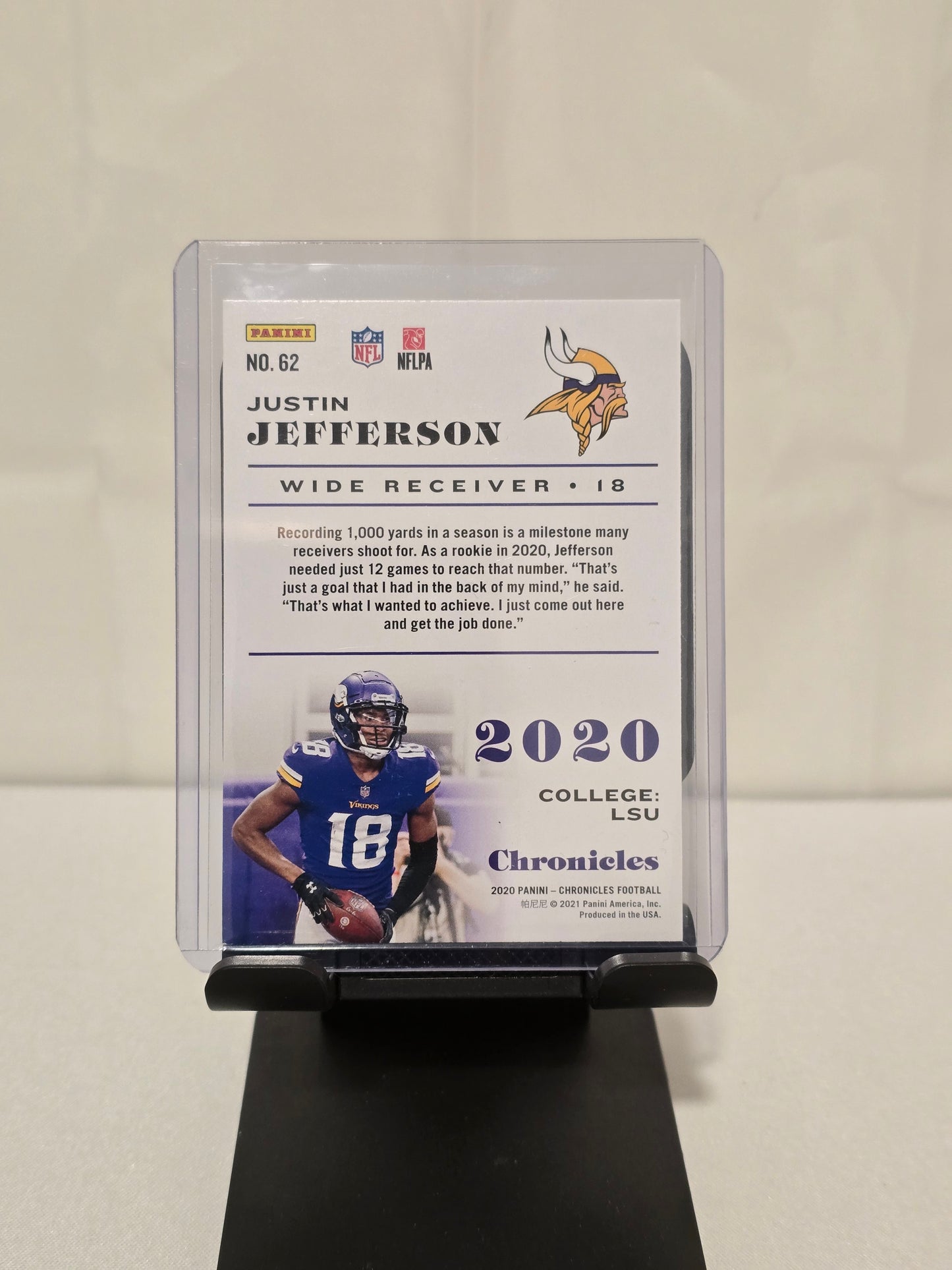 Justin Jefferson Rookie Card