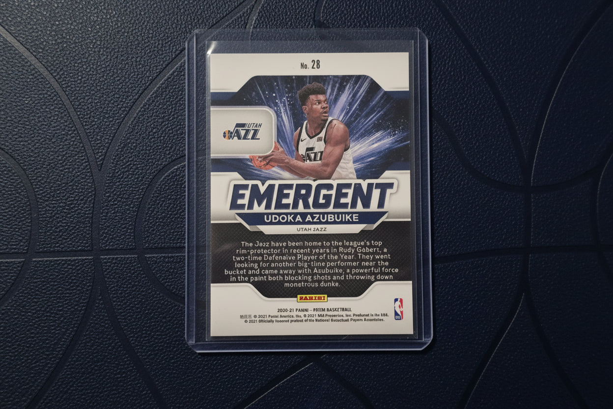 Udoka Azubuike Emergent 20-21 Panini Prizm Chrome Rookie Card