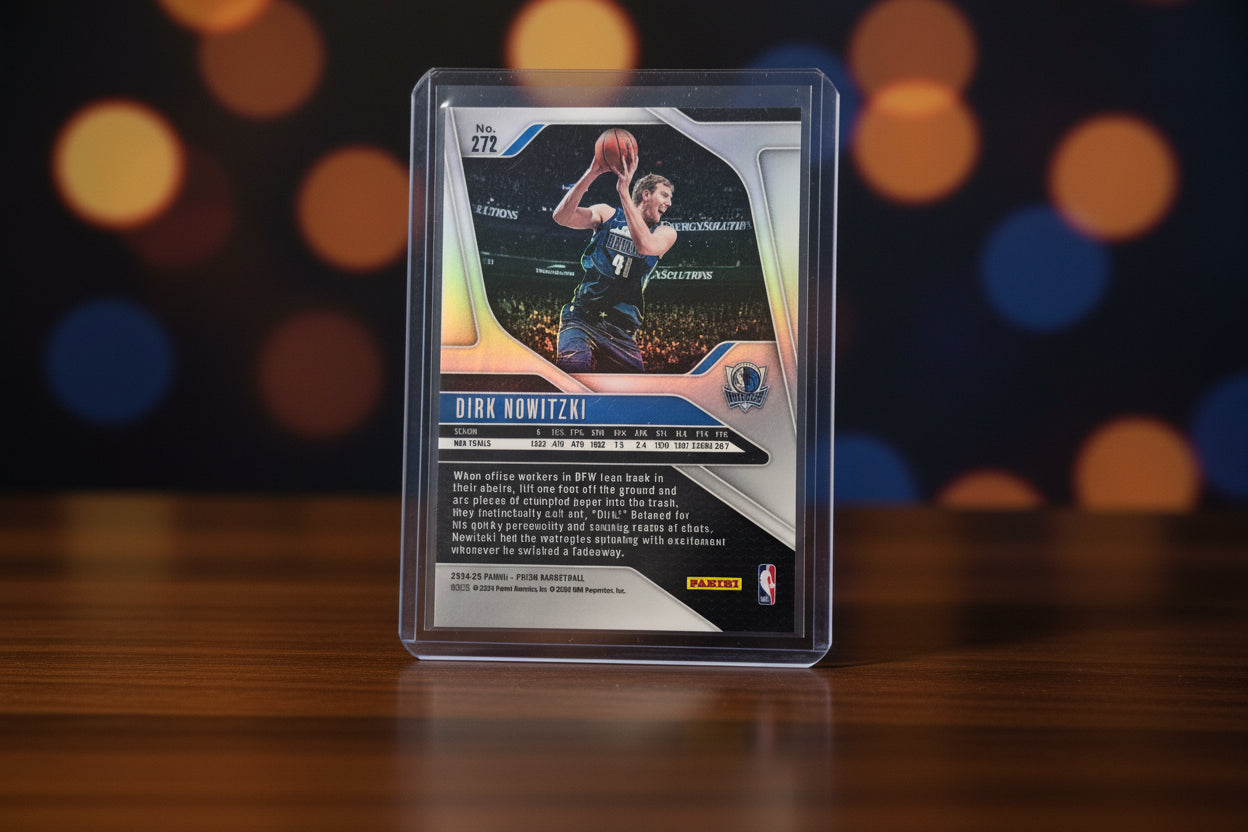 Dirk Nowitzki Legends Panini Prizm No. 272